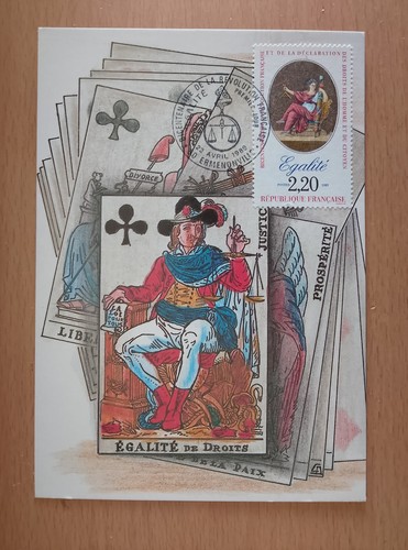 Carte postale premier jour - carte,