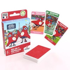 LA DUCALE - Jeu de 7 familles Mascotte JO et Paralympiques 2024 - Jeu de Cartes