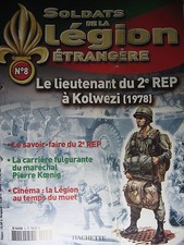 FASCICULE   8 LEGION ETRANGERE LIEUTENANT DU 2é REP KOLWESI 1978