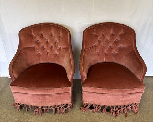 Paire fauteuils crapaud - paire, de