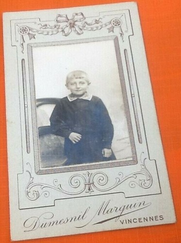 Ancienne photo sur carton