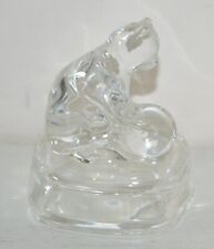 Statuette Figurine CHAT sujet en Cristal d'Arques France