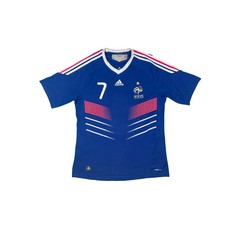 Maillot football vintage Equipe de France domicile #7 Ribery saison 2012-2013