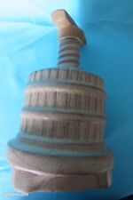 Bouteille publicité liqueur  grès VIDE forme de pressoir