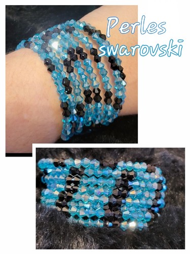 Bracelet artisanal swarovski - bracelet,