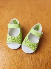 chaussure Vert f 55mm poupée