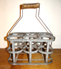 Ancien Panier à Bouteille en