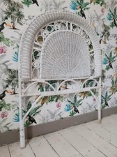 Tete lit vintage osier - de,
