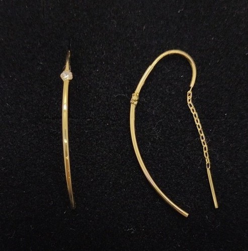 Boucles oreilles 18k 750 - or,