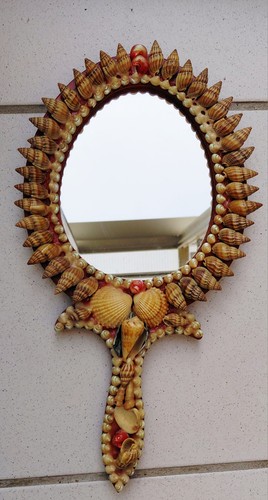 Beau miroir face main en - miroir,