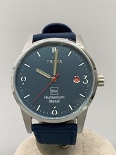 Montre à quartz TRIWA toile analogique NVY HU39B-CL080712 Excellent