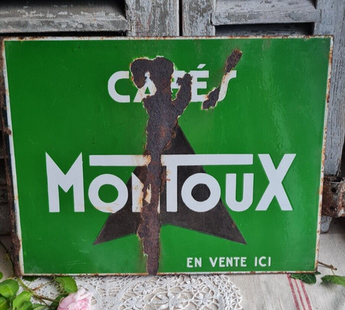 Ancienne plaque emaillee - ancienne,
