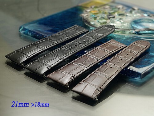 Genuine leather band strap - leather,