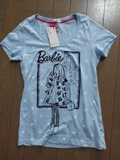 T-shirt Uniqlo x Barbie avec étiquette couleur turquoise NEUF taille japonaise S