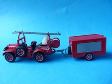 SOLIDO 1/43 pompiers - Dodge 4X4 avec remorque - Made in France