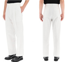 DIOR HOMME DEADSTOCK Pantalons Chino Croisés À Coupe Lâche 46
