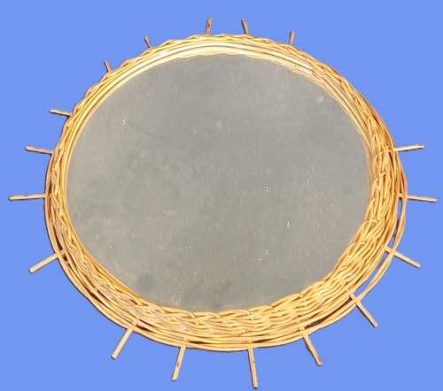 Miroir soleil rond avec - miroir,
