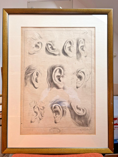 Ancien estampe gravure xixème - ancien,