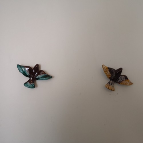 Ancienne paire hirondelles - ancienne,