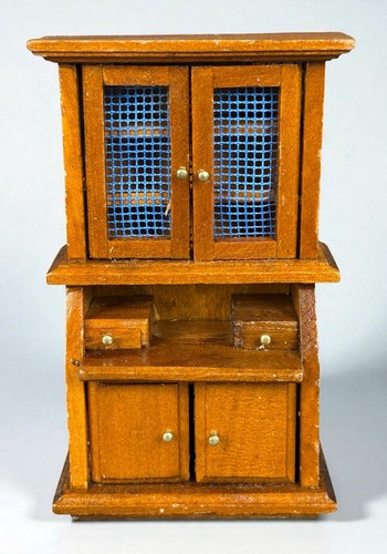 Vitrine miniature bois - , vintage