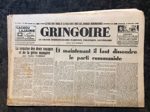 Gringoire 525 1938 il - ,