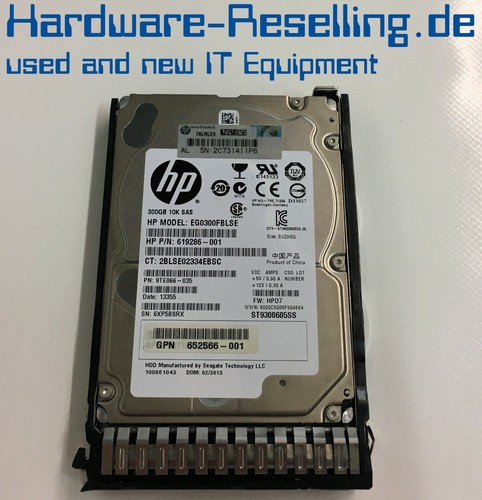 300gb sas 10k hot - hp,