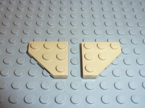 Tan plates 2450 lego star - tan,