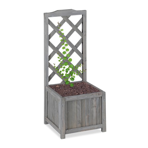 Jardinière avec treillis