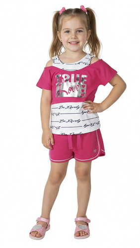 Ensemble fille 100 coton avec - coton,