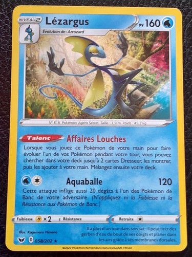 Promo carte pokémon 202 - pokémon, 58/202