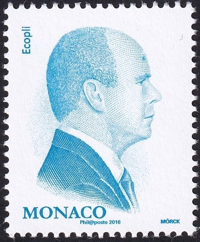Principauté monaco timbre - de,