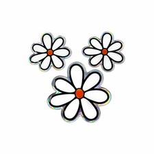 Sticker Adhésif 3D Fleurs