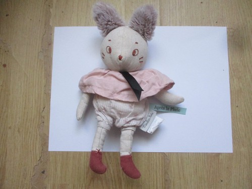 Poupée doudou lapin brume - poupée,