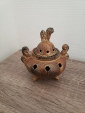 Brule Parfum Encensoir Gres Chien Fo XIXÈME Tripode