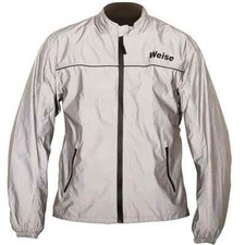 Veste De Moto HiVis Réfléchissante Imperméable Weise Vision Argent