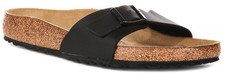 Sandale Femme Birkenstock Madrid À Une Sangle Birko Flor En Noir UK 4 - 8