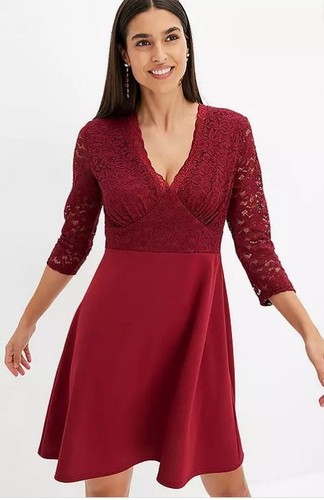 Robe corsage dentelle - robe,