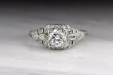 Bague fiançailles ancienne - bague, de