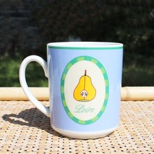 Mug / tasse en porcelaine Guy Degrenne modèle Sucré Salé / Poire