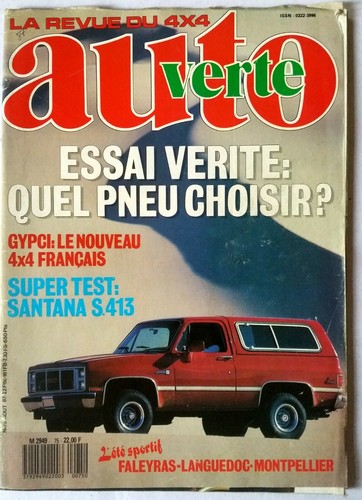 Auto verte 8 1987 - n°75, 8/1987