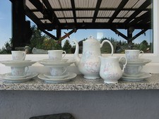 SERVICE à CAFE 6 PERSONNES PORCELAINE LIMOGES THARAUD