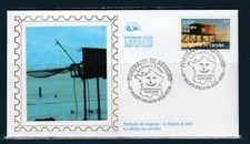 enveloppe 1er jour  régions   la pêche au carrelet 17 Saint Palais sur Mer  2003