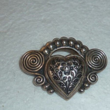 Broche bretonne argent - broche, en