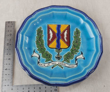 Ancien vide poche, blason Brin sur Seille, en émaux de Longwy