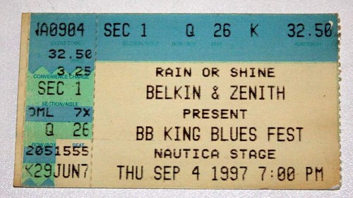 King billet ticket stub - king,
