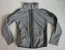 CMP petit sweat zippé veste en polaire peluche col fausse fourrure S/M