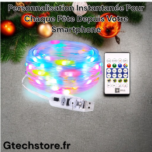 Guirlande bluetooth lumineuse - guirlande,