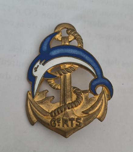 Insigne rts régiment de - 6°,