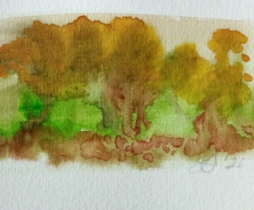 Miniature peinture aquarelle - peinture,
