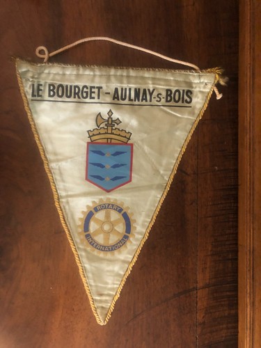 Ancien fanion rotary club - ancien,